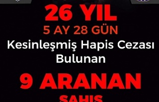 Erzincan'da hapis cezası bulunan 9 şahıs yakalandı