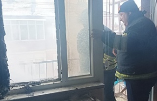 Erzincan’da ev yangını korkuttu