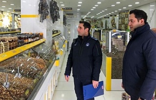 Erzincan’da kuruyemiş satışı yapan işletmelere...