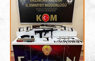 Erzincan’da ruhsatsız tabanca operasyonu