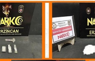Erzincan’da yasaklı madde operasyonu