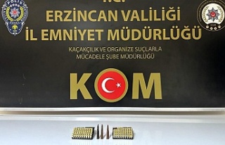 Erzincan’da Kaçak Mühimmat Operasyonu