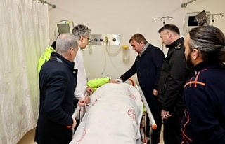 Vali Aydoğdu’dan Yaralı Polis Memurlarına Hastanede...