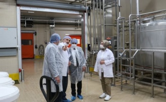 Erzincan Süt Fabrikası günde 45 bin litre süt işliyor