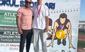 Erzincanlı sporcudan büyük başarı, 2 branşta Türkiye Şampiyonu