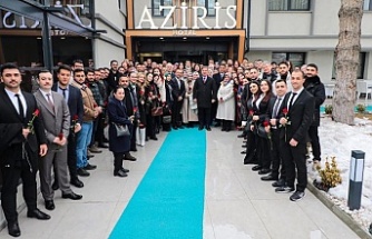 Vali  Aydoğdu,Erzincan’a  yeni atanan öğretmenlerle bir araya geldi