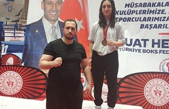 Türkiye Boks Şampiyonası'nda üçüncü oldu