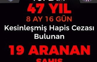 Erzincan'da Suçlulara Geçit Yok: 19 Kişi Gözaltına Alındı