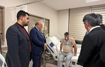 Milletvekili Karaman’dan Gazeteci İsmail Seven’e Hastanede Ziyaret