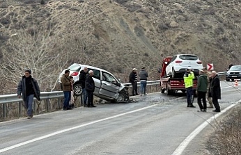 Bayramın İlk Gününde Kemah Yolunda Kaza: 1 Yaralı
