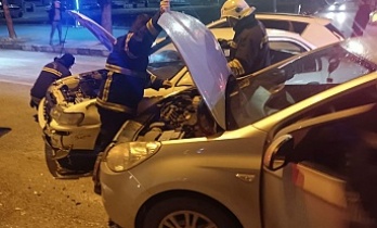 Cumhuriyet Mahallesi’nde Trafik Kazası