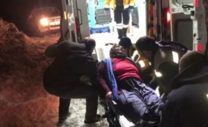 5 Saatlik Çalışma Sonrası Hasta, Hastahaneye Yetiştirildi