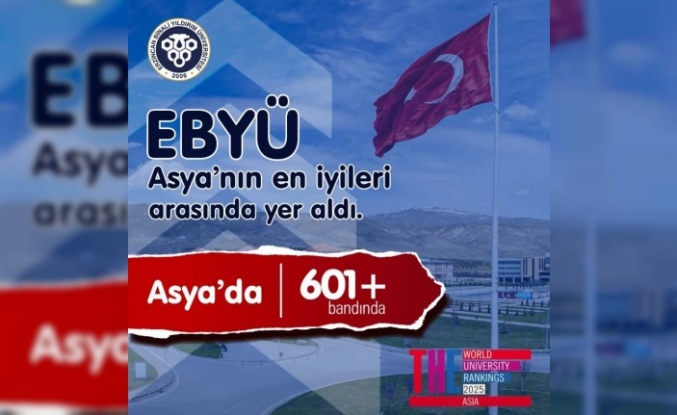 EBYÜ Asya’nın en iyi üniversiteleri arasında yer aldı