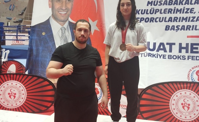 Türkiye Boks Şampiyonası'nda üçüncü oldu