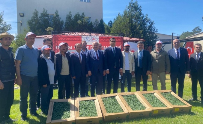 Erzincan’da Çiftçilere Tohum ve Fide Dağıtımı Yapıldı