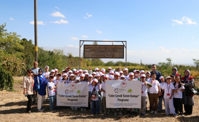 "Lider Çocuk Tarım Kampı" düzenlendi
