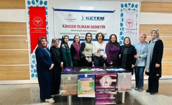 Erzincan’da Kolorektal Kanser Farkındalığı İçin Bilgilendirme Standı Kuruldu