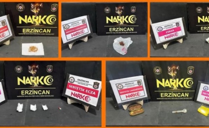 Erzincan’da Narkotik Operasyon