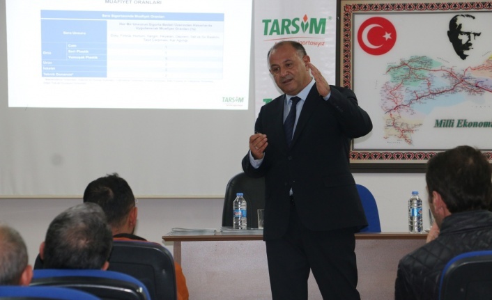 Erzincan’da seracılara yönelik  eğitim