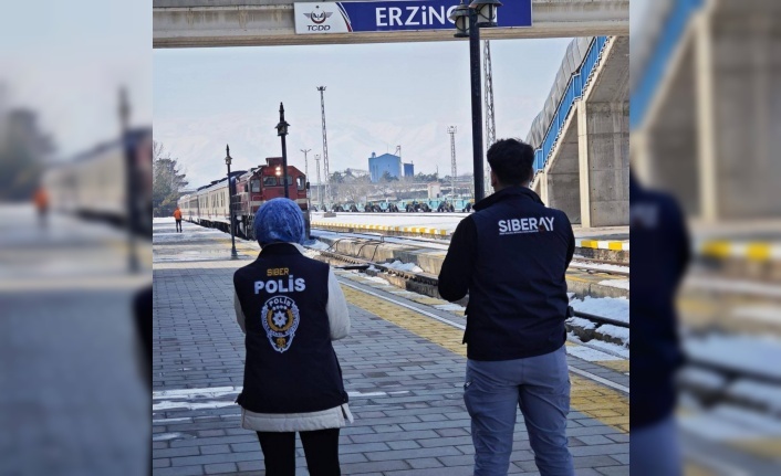 Erzincan’da Doğu Ekspresi Yolcularına Siber Suçlar Bilgilendirmesi