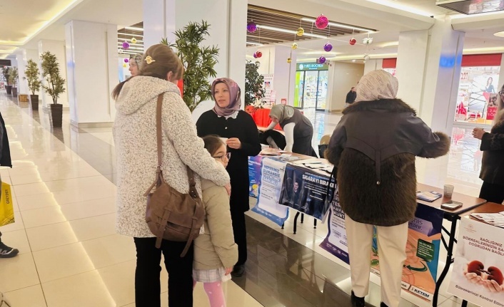 Erzincan’da Dünya Böbrek Günü İçin Farkındalık Standı Kuruldu